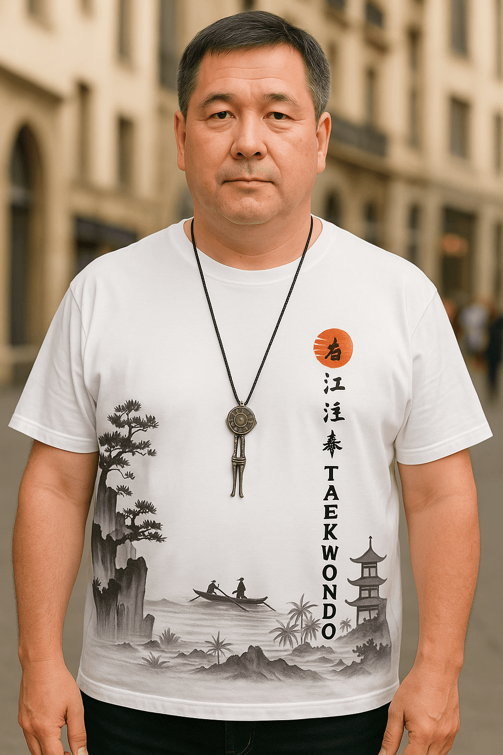 Traditional Korean Art Taekwondo T-Shirt – Men's Martial Arts Tee